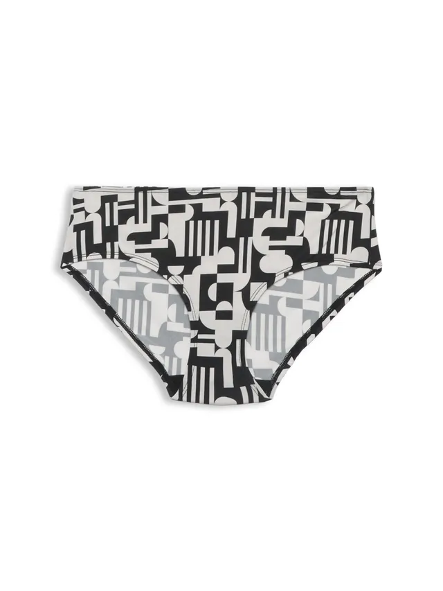 esprit-modern-print-rcs-shorts-f-r-damen-bedruckte-shorts-aus-recyceltem-materia image 1