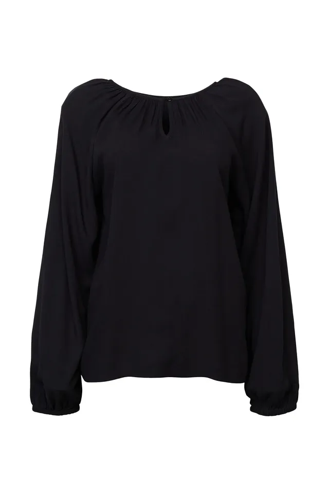esprit-083cc1f301-damen-bluse-klassische-markenbluse-f-r-b-ro-und-alltag image 1