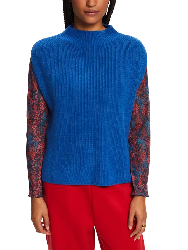 esprit-992eo1i310-pullunder-damen-rmelloser-strickpullover-zum-kombinieren image 1