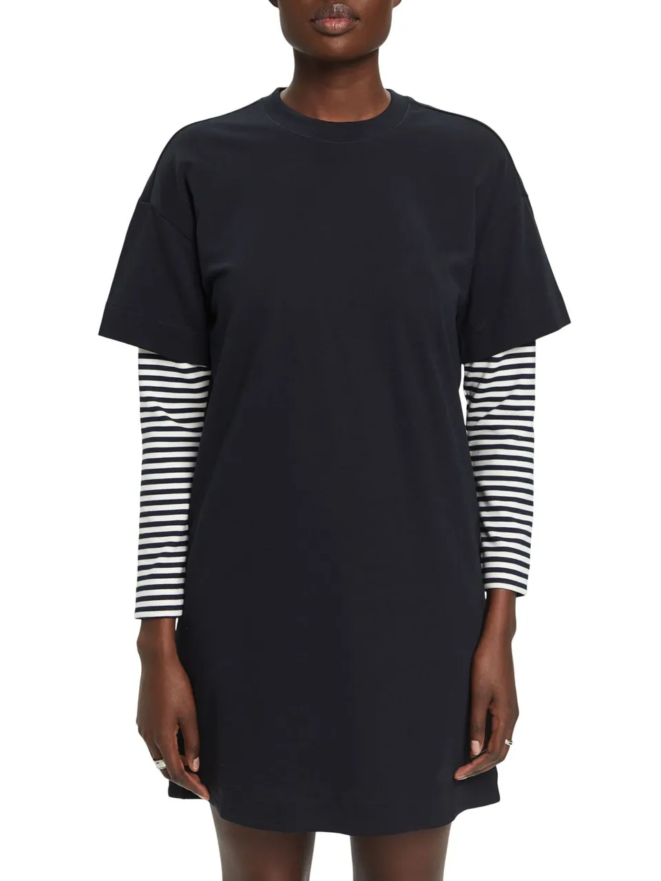 esprit-033cc1e301-damen-kleid-zeitloses-markenkleid-mit-regul-rer-passform image 1