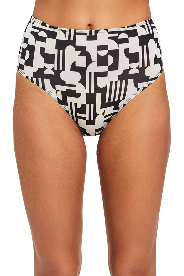 esprit-modern-print-rcs-damen-h-ft-slip-high-waist-brief image 1