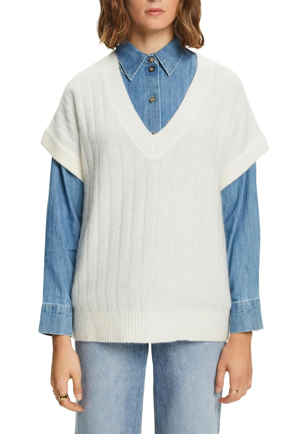 esprit-103ee1i350-damen-pullover-weicher-strickpullover-mit-pflegeleichter-mater image 1