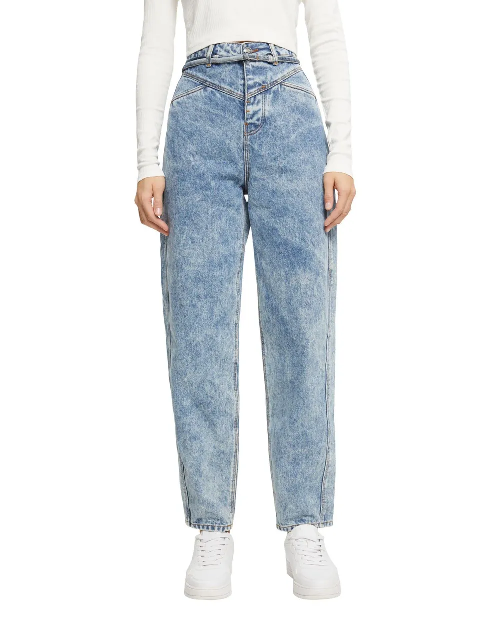 esprit-102ee1b320-damen-jeans-klassische-five-pocket-jeans-mit-hoher-passform-qu image 1