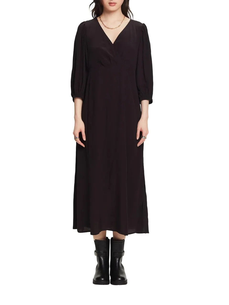 esprit-024ee1e327-damen-kleid-elegantes-freizeitkleid-mit-kalifornischem-esprit- image 1