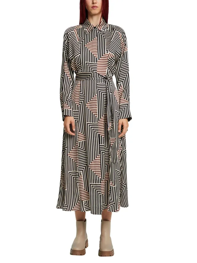 esprit-damen-kleid-103ee1e330-kleid-mit-flie-ender-passform image 1