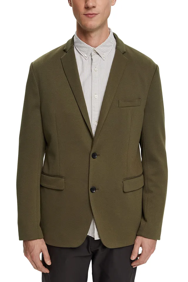 esprit-013ee2g310-herren-blazer-farbe-360-olive-smarter-stoffsakko-f-r-b-ro-und- image 1