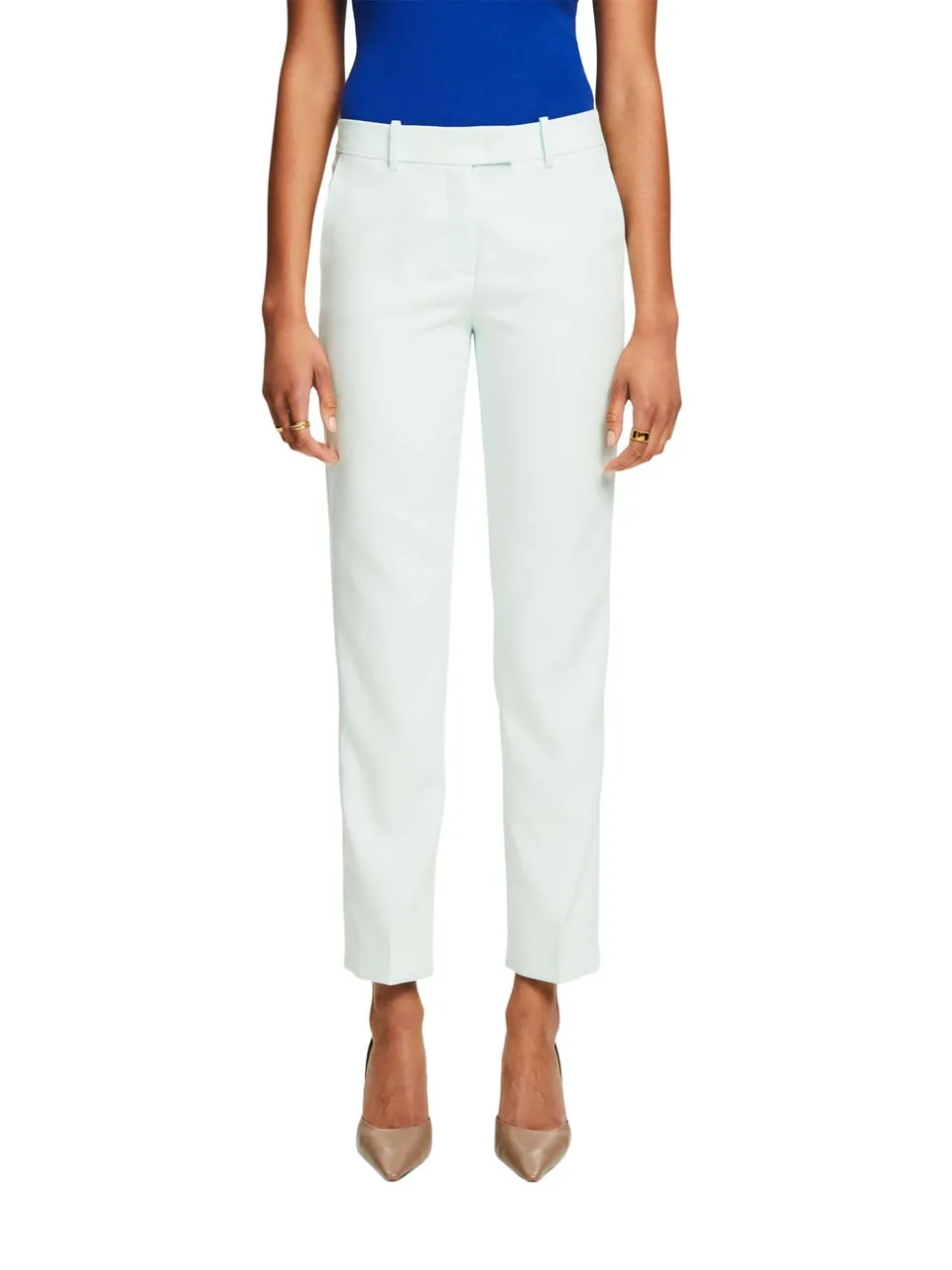 esprit-024ee1b316-damen-hose-bequeme-stoffhose-mit-moderner-passform image 1