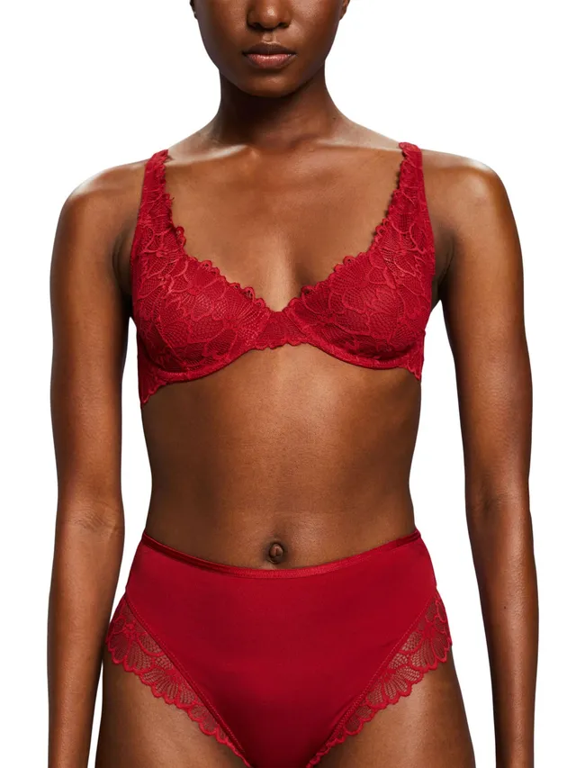 esprit-big-flower-lace-uw-bra-damen-bh-unverklebte-spitzen-cup-ohne-b-gel image 1