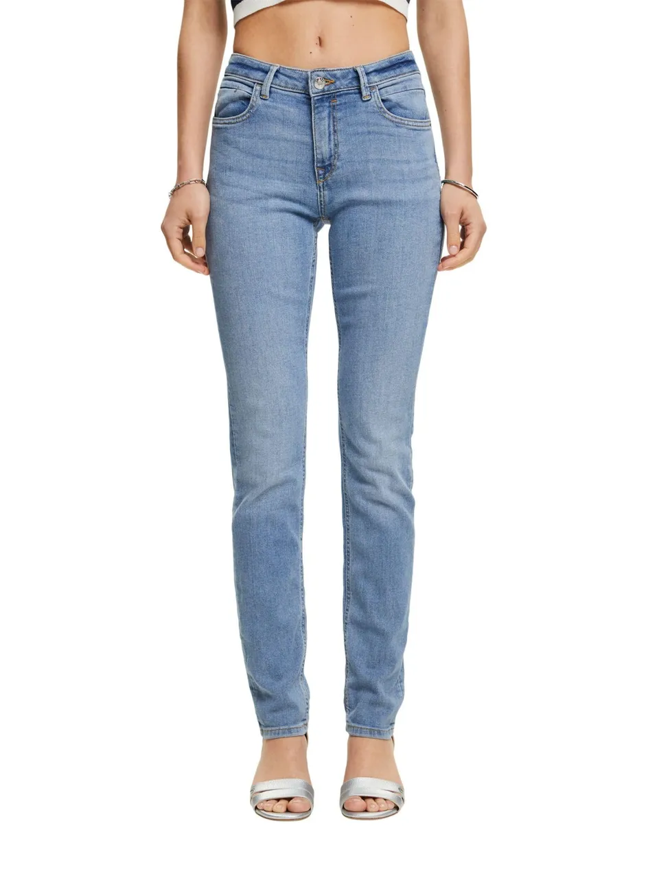 esprit-damen-jeans-klassische-5-pocket-jeans-mit-relaxter-passform image 1