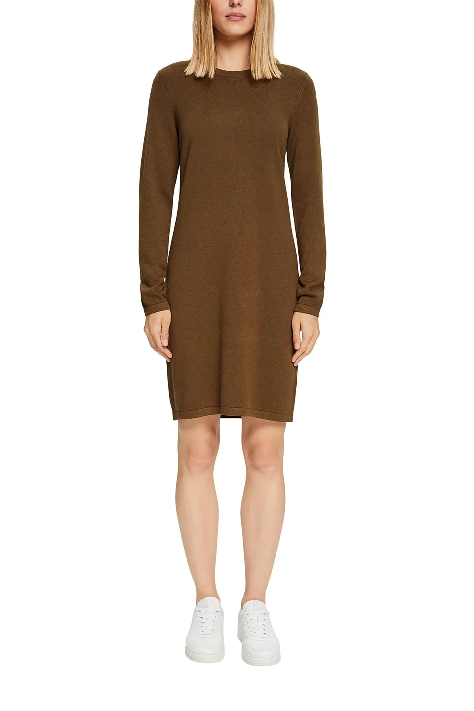 esprit-damen-essential-strick-kleid-klassisches-strickkleid-mit-essential-komfor image 1