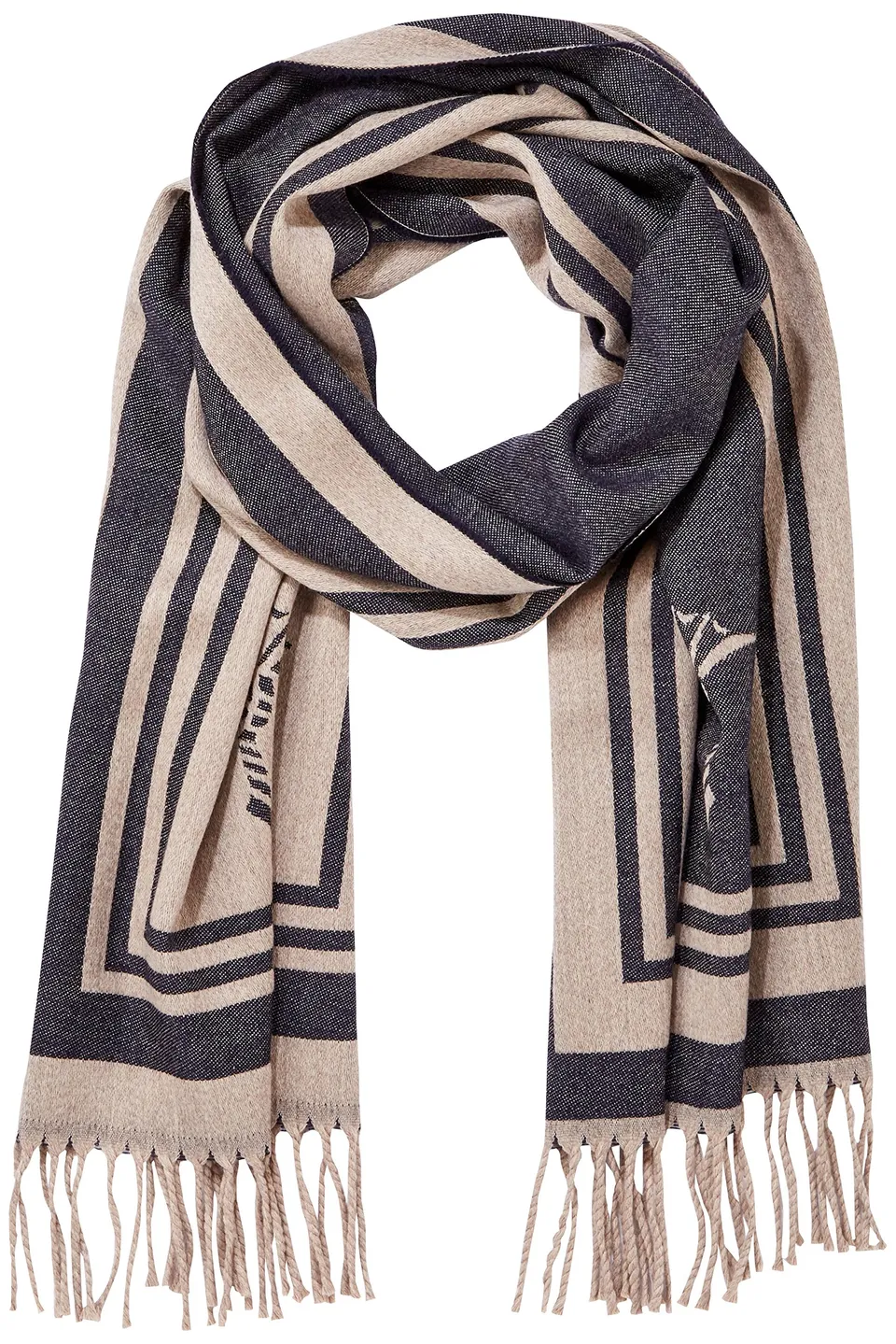 joop-schal-damas-herren-winterschal-in-dunkelblau-one-size image 1