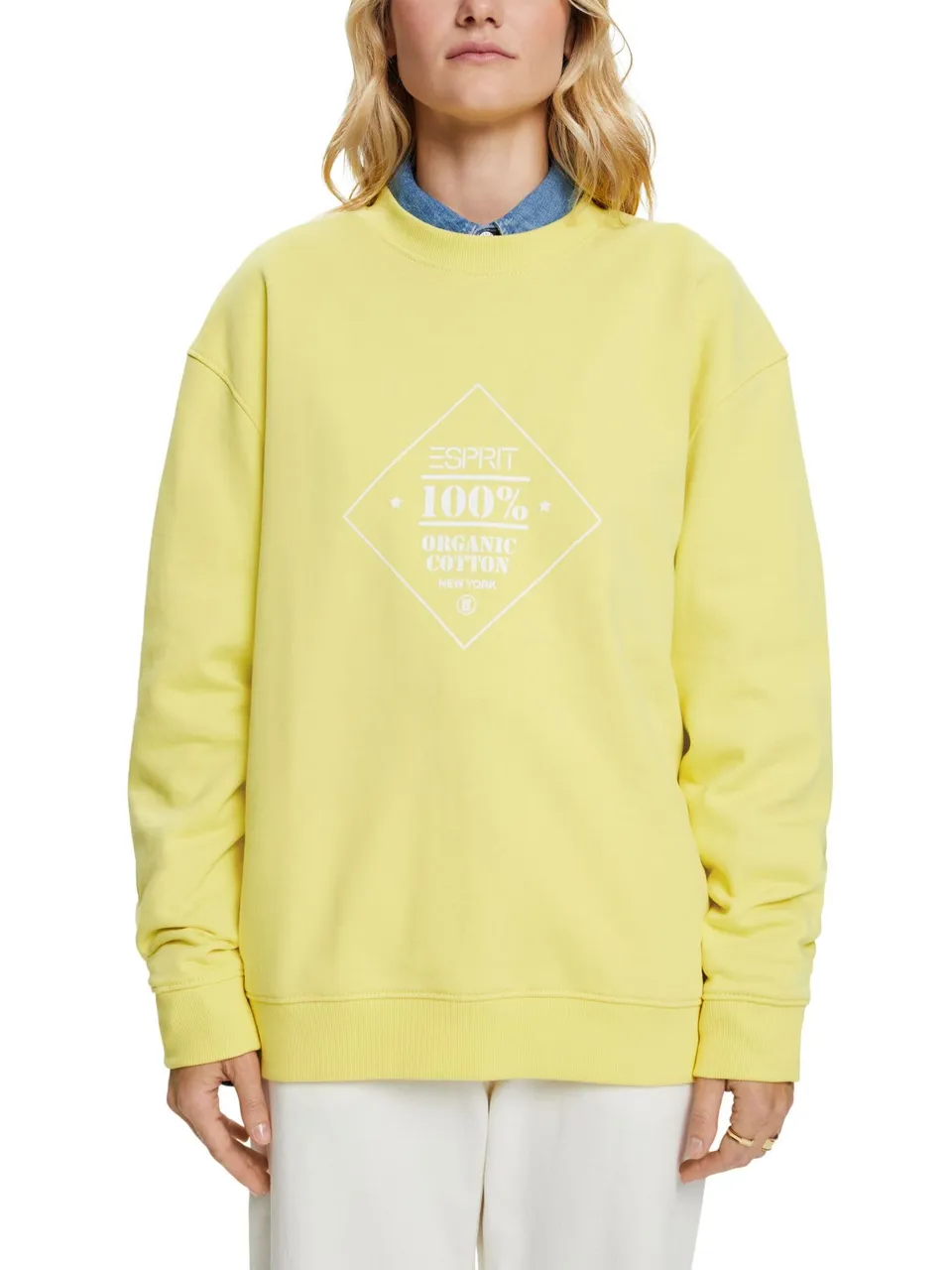 esprit-103ee1j311-damen-sweatshirt-lockerer-schnitt-mit-optimaler-rmell-nge image 1