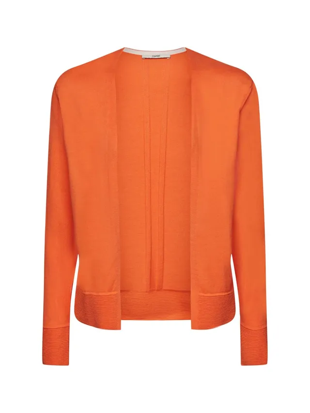 esprit-open-knitted-cardigan-strickjacke-f-r-damen-offener-strick-cardigan-aus-w image 1