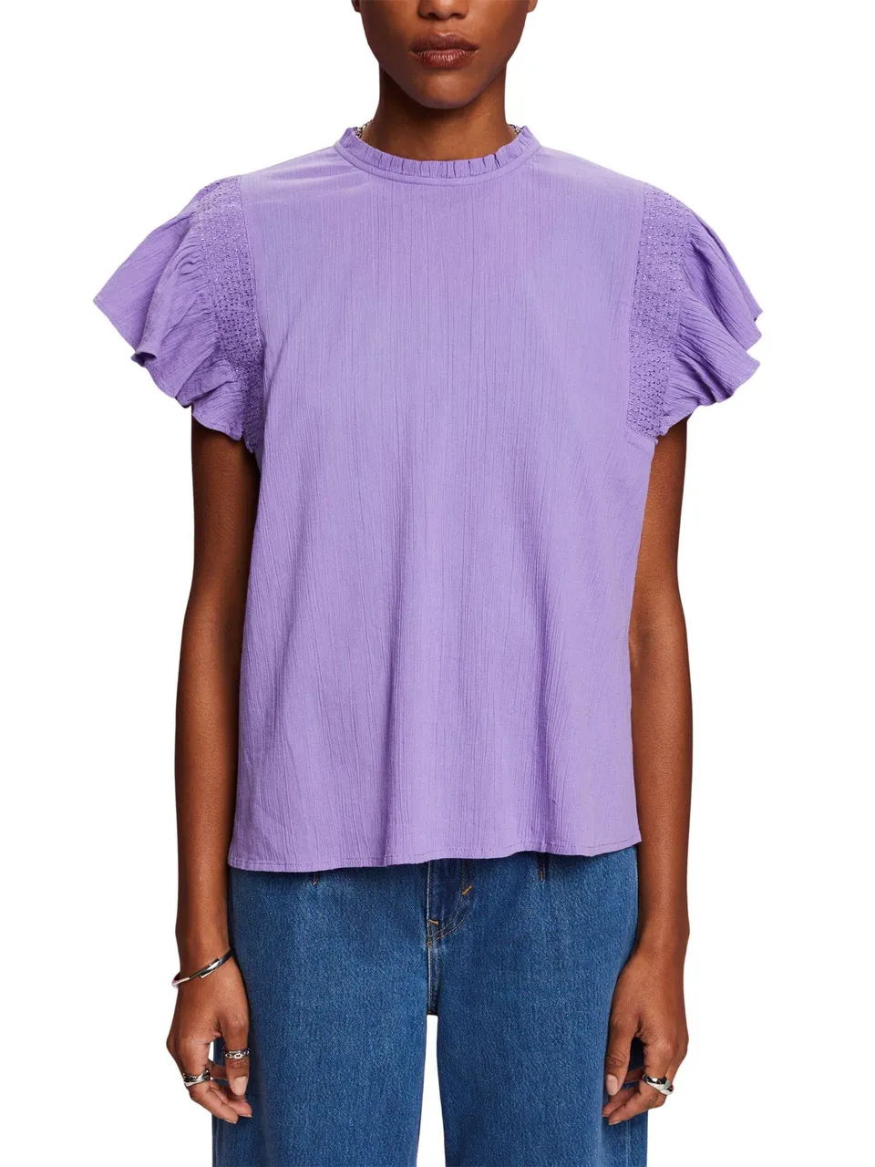 esprit-033cc1f305-damen-bluse-klassische-langarm-bluse-aus-hochwertiger-baumwoll image 1