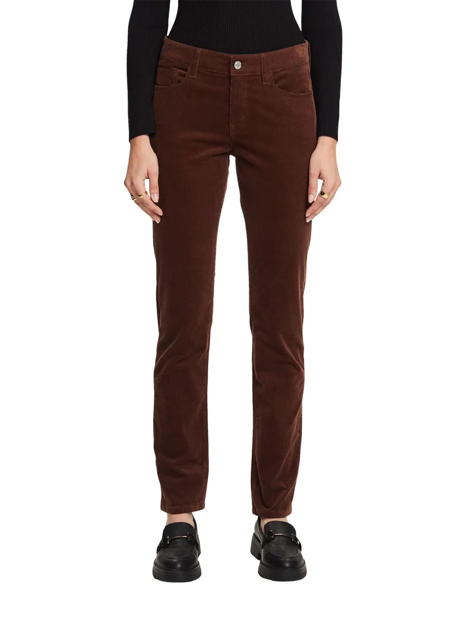 esprit-damen-hose-993ee1b319-mit-gr-engetreuer-passform image 1