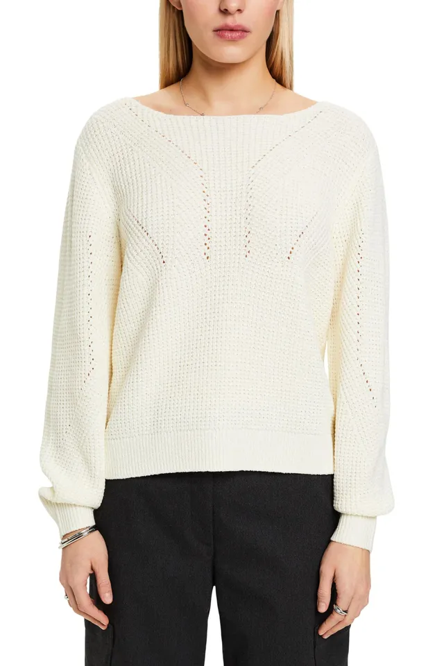 esprit-024ee1i343-damen-pullover-weicher-strickpullover-mit-lockerer-passform image 1