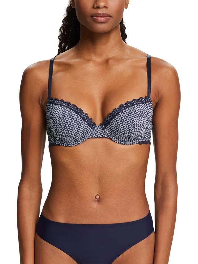 esprit-damen-feminine-micro-print-par-classic-padded-bh-gepolsterte-bh-mit-dezen image 1