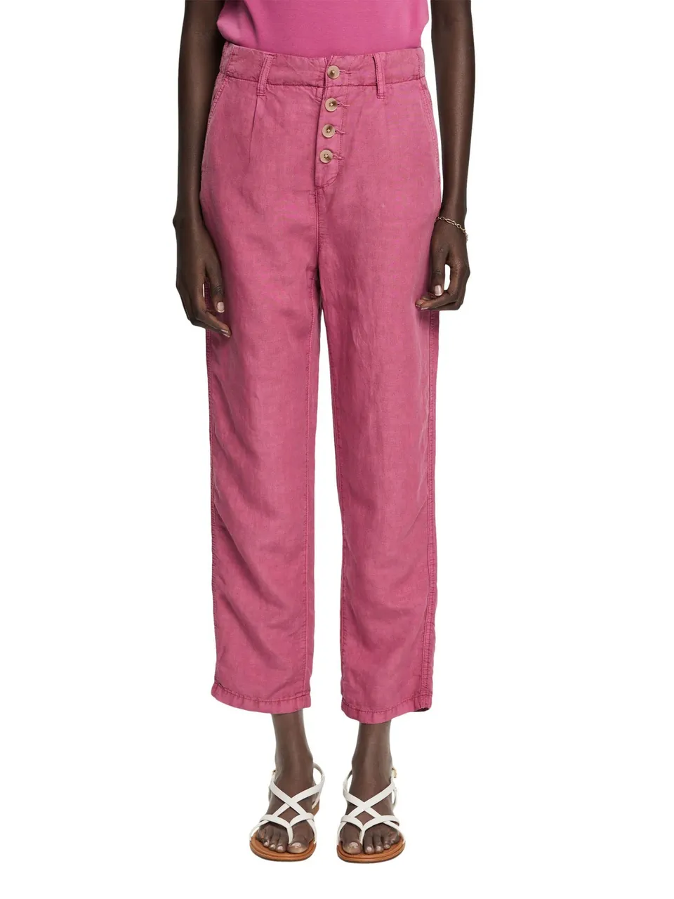 esprit-042ee1b310-damen-hose-leichter-alltagsschnitt-mit-sparpreis image 1