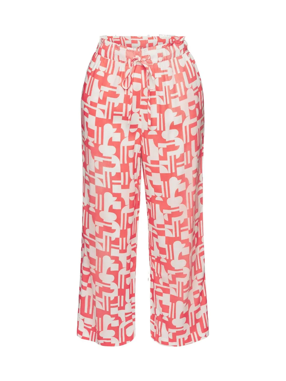 esprit-damen-seasonal-print-7-8-pyjamaunterteil-bedrucktes-viertel-lang-pyjama-h image 1