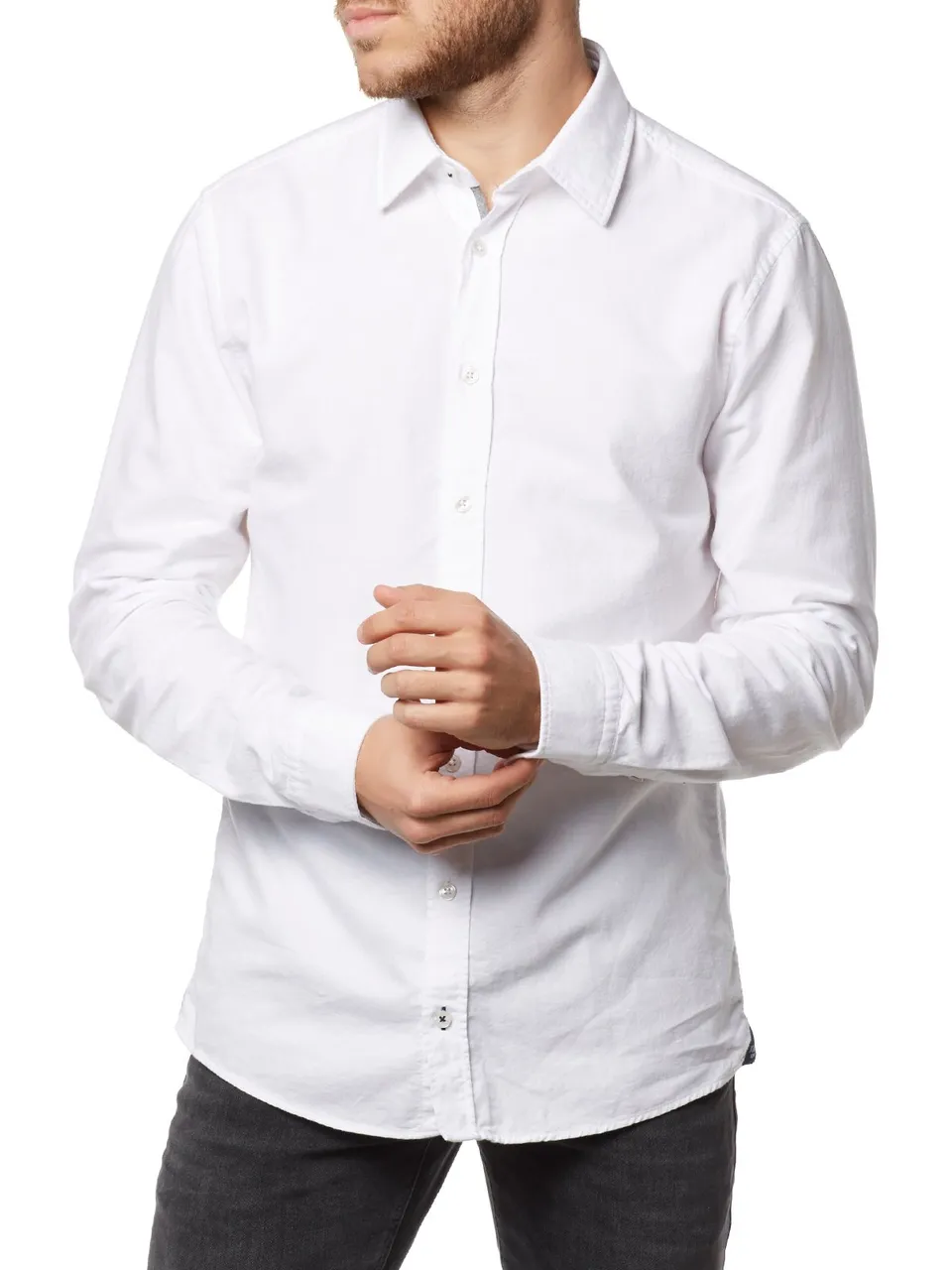 joop-businesshemd-herren-1-1-arm-fitted-wei image 1
