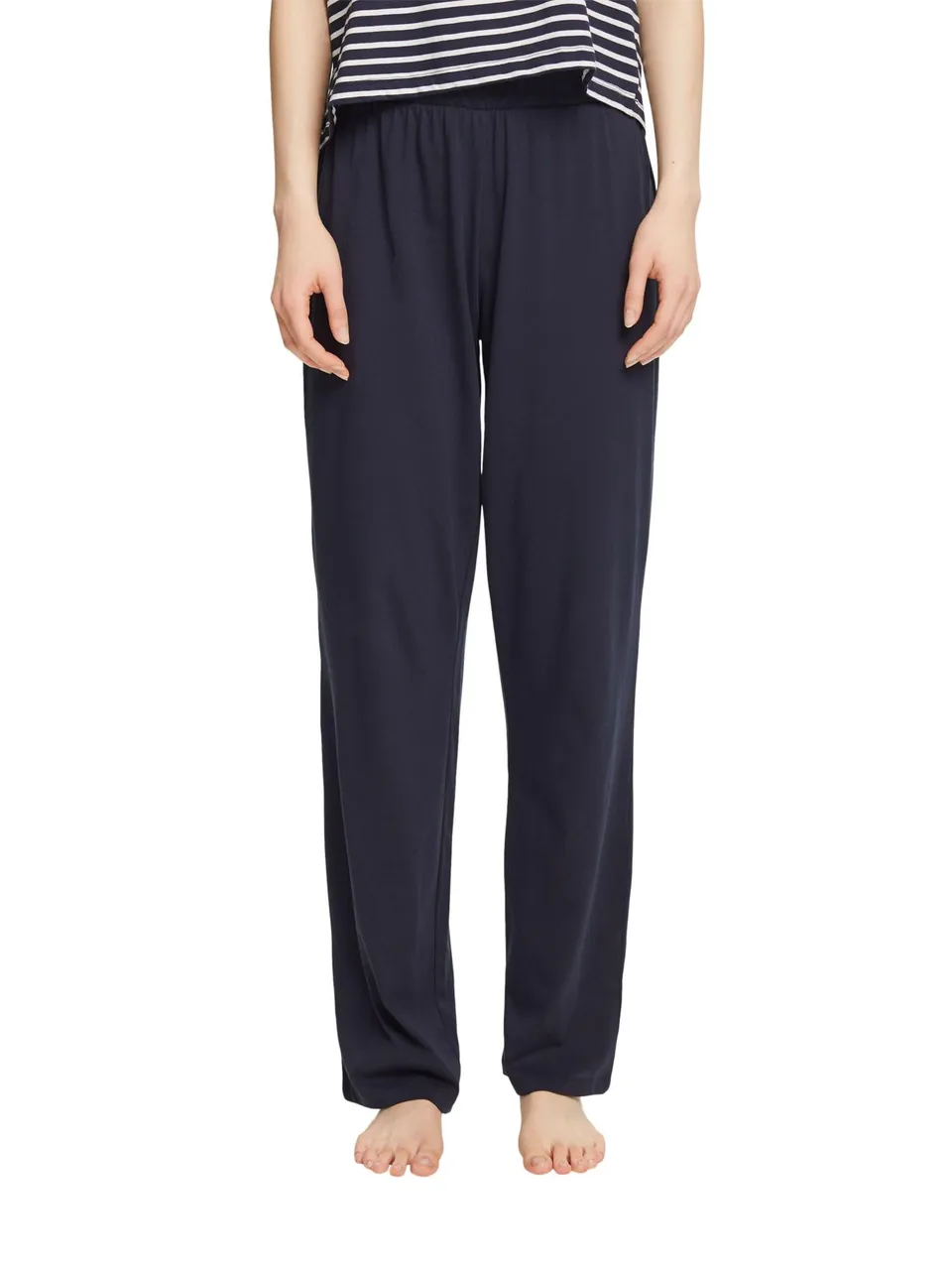 esprit-mia-damen-pyjamaunterteil-lange-schlafhose-mit-komfortbund image 1