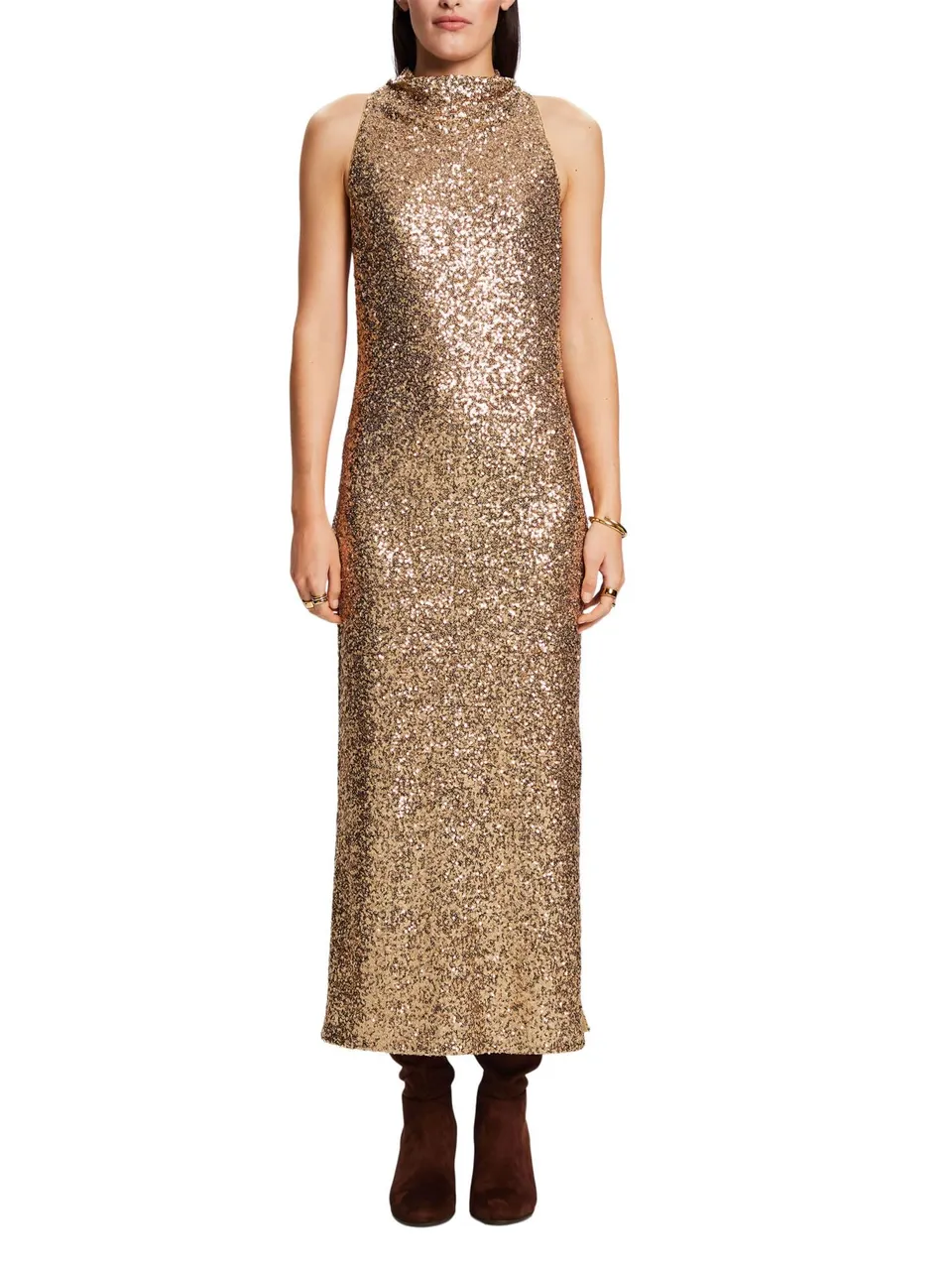 esprit-113eo1e324-damen-kleid-zeitloses-kleid-mit-regul-rer-passform-und-vielsei image 1