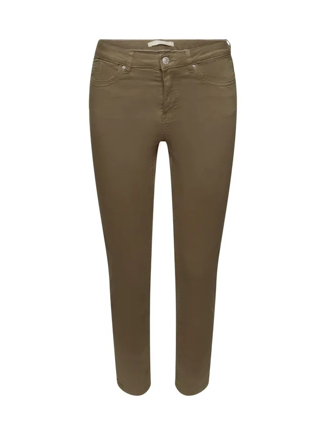 esprit-993cc1b310-damen-hose-in-khaki-green-350-elegante-stoffhose-gr-e-34-26 image 1