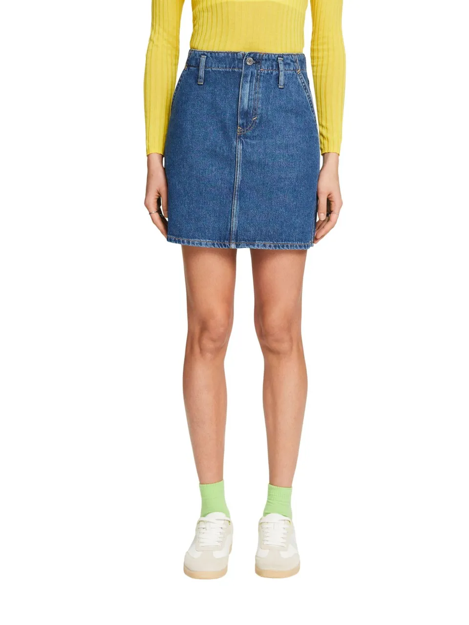 esprit-024ee1d321-damenrock-femininer-damen-rock-mit-tragbarem-alltags-schnitt image 1