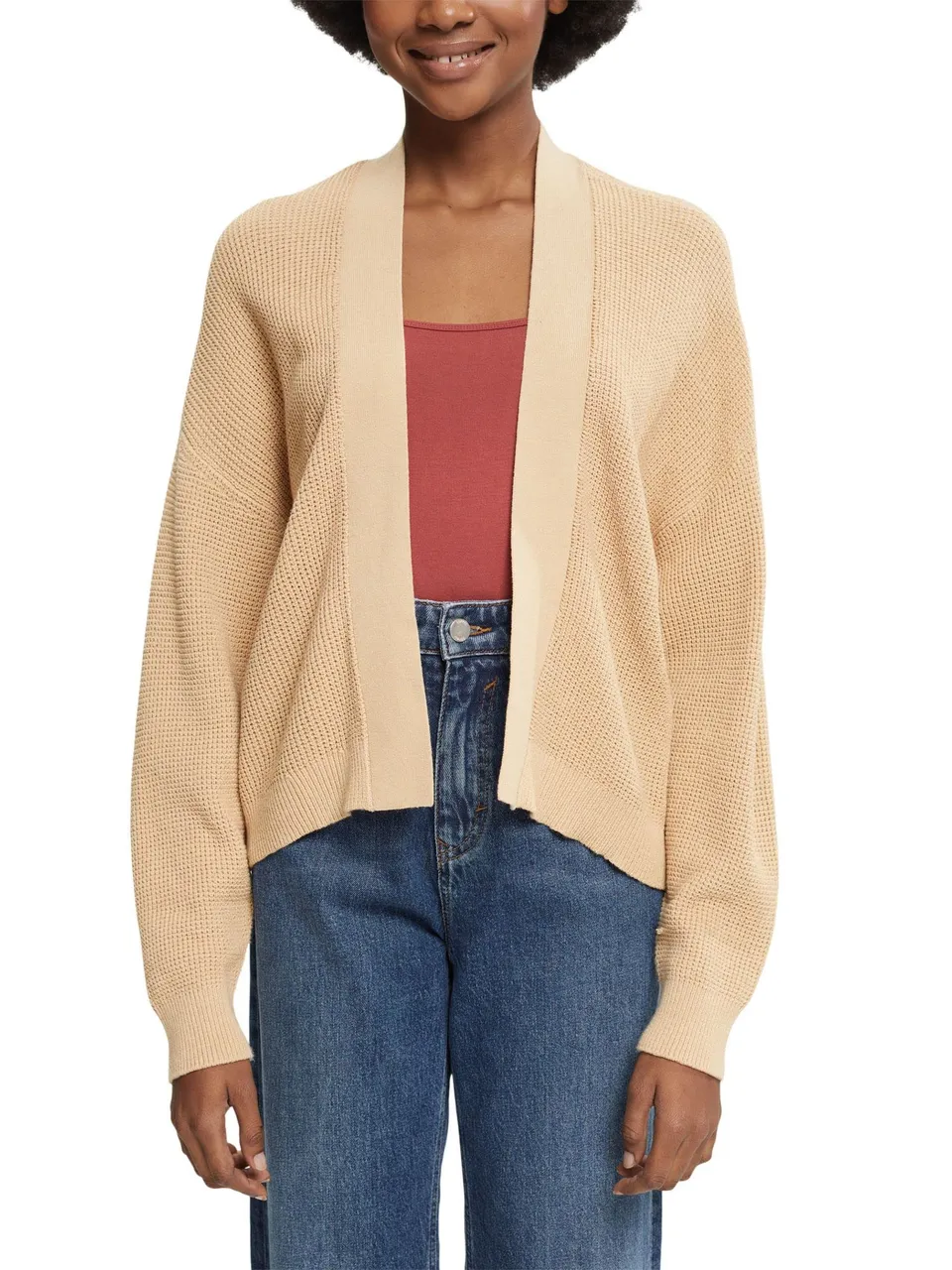 edc-by-esprit-992cc1i307-damen-strickjacke-casual-cardigan-mit-entspannter-allta image 1