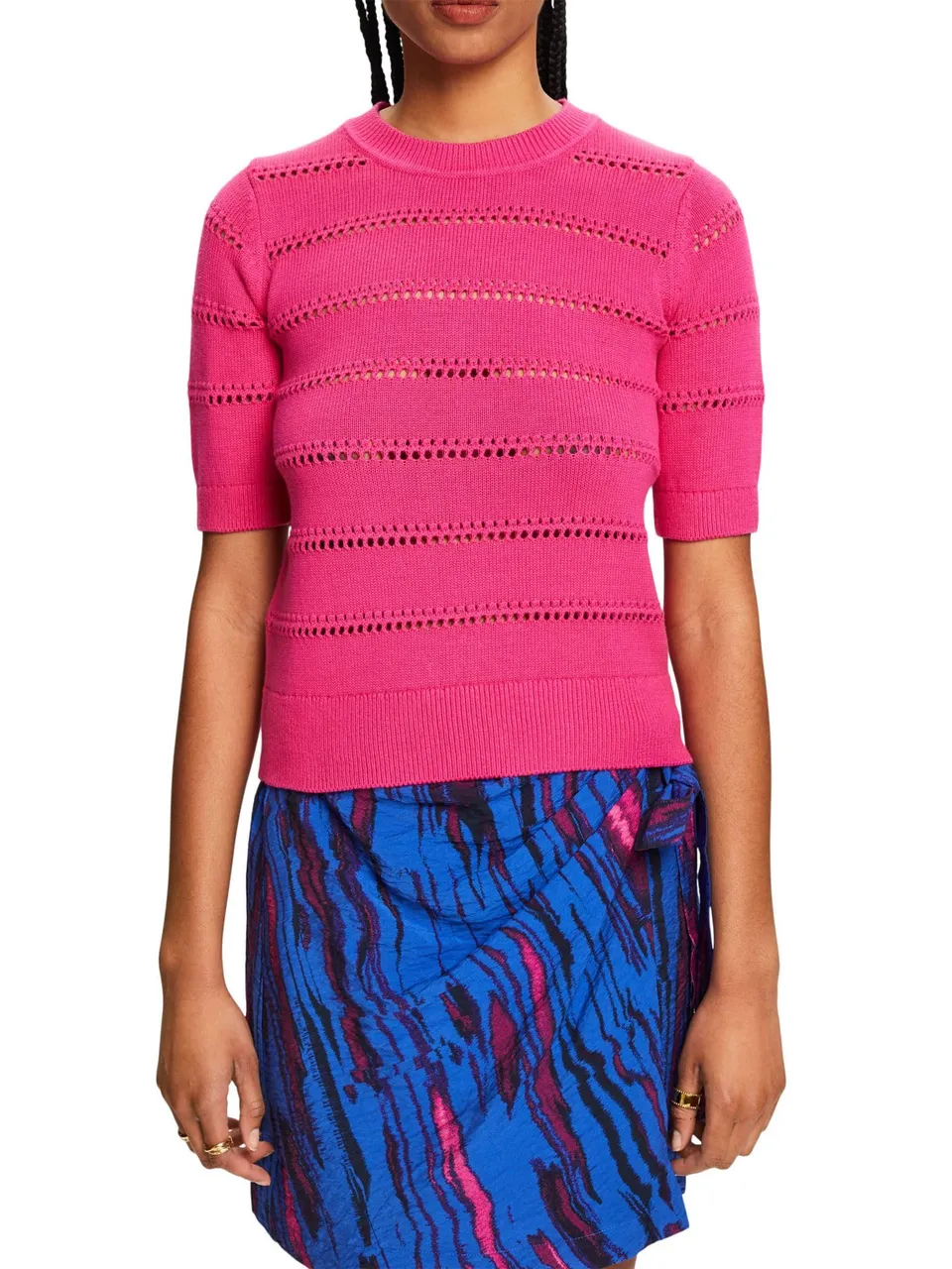 esprit-044ee1i319-damen-pullover-1er-pack-weicher-strickpullover-mit-normaler-pa image 1