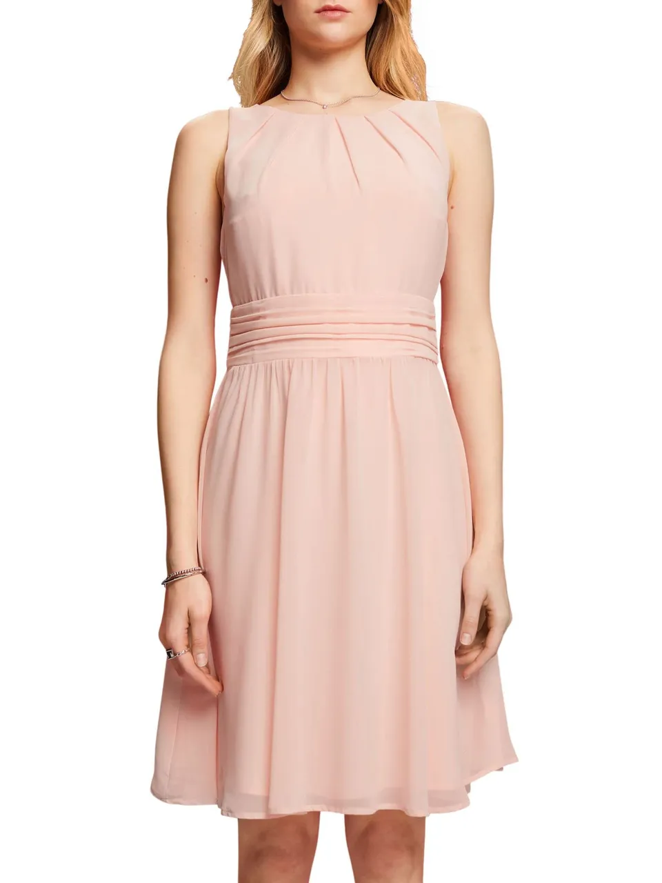 esprit-053eo1e341-damen-kleid-zeitloser-schnitt-komfortable-passform-f-r-b-ro-un image 1