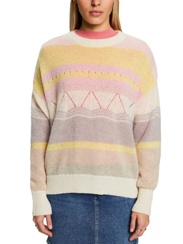 esprit-014ee1i305-damen-pullover-weicher-markenpullover-mit-gr-engetreuer-passfo image 1