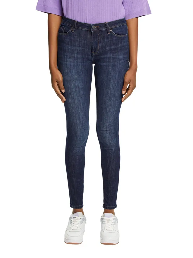 esprit-slim-low-jeans-damen-slim-fit-mit-niedriger-leibh-he image 1
