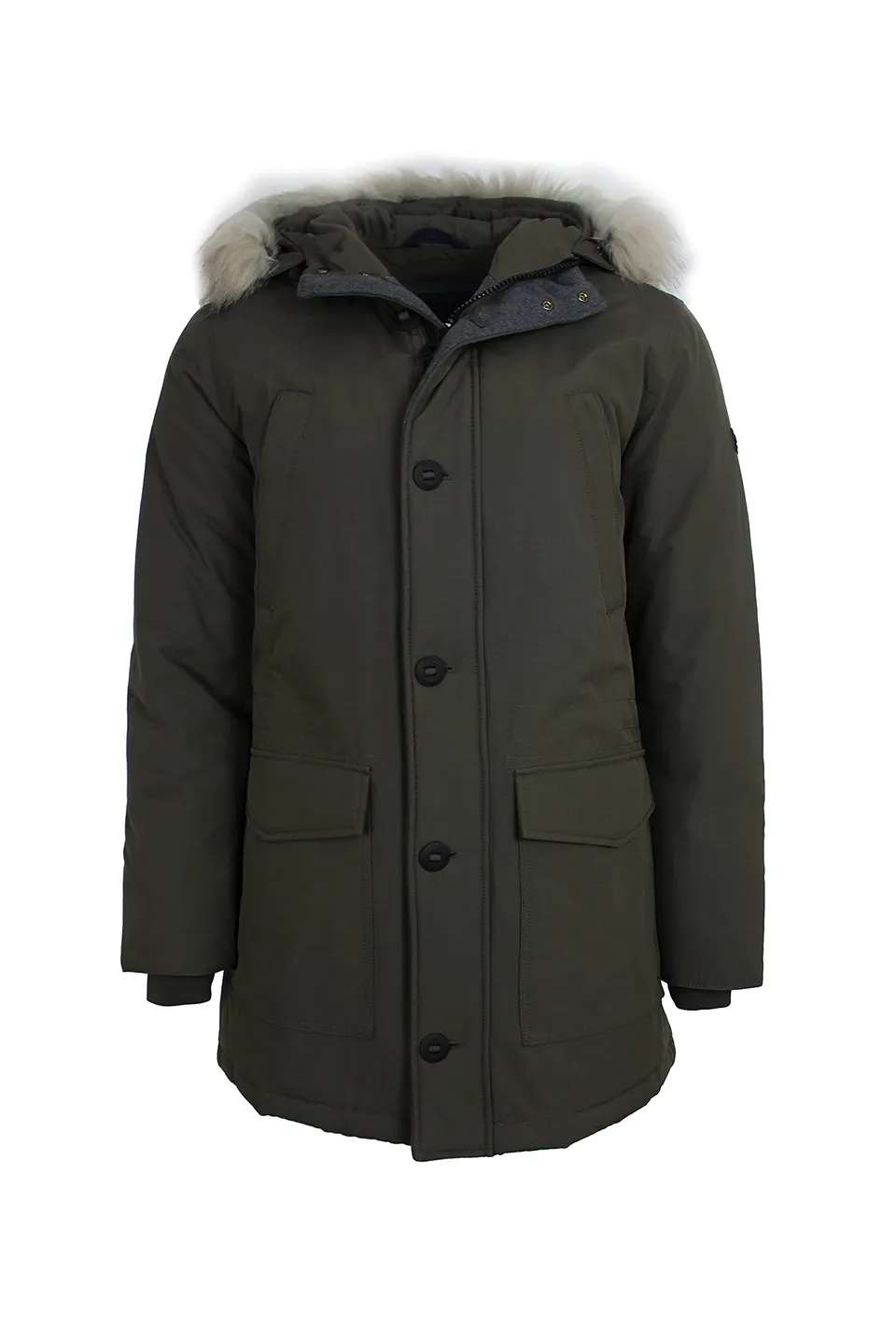 joop-candor-herren-daunenparka-wasserdichter-microfaser-winterparka-mit-kunstfel image 1