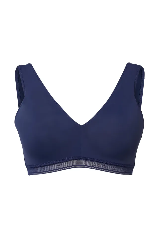 esprit-micro-w-logo-elastics-wireless-padded-damen-bh-gepolsterter-b-gel-bh-ohne image 1