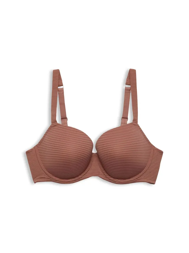 esprit-jaquard-stripe-rcs-damen-gepolsterter-bh-b-gelfreier-soft-pad-bh-mit-jacq image 1