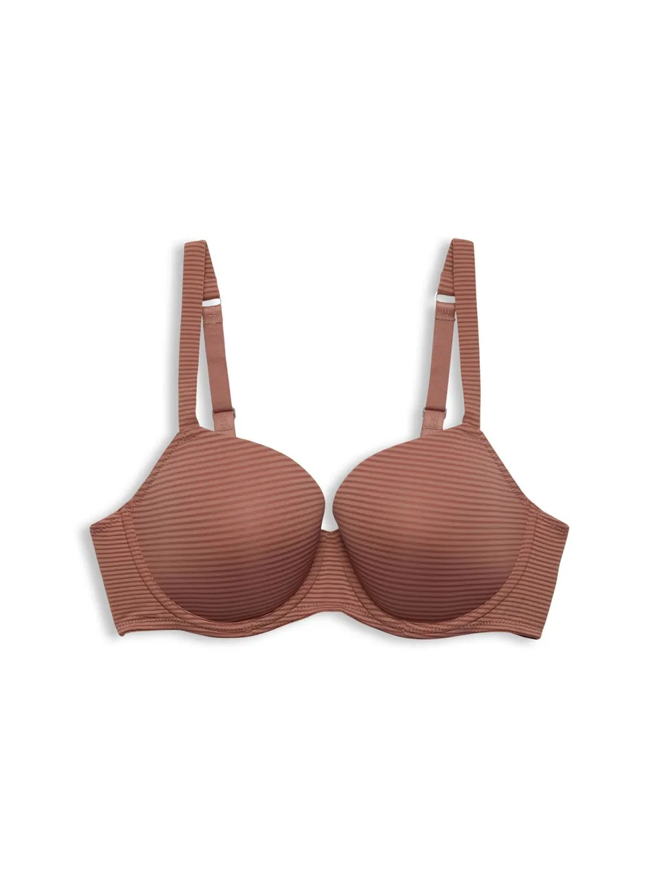 esprit-jaquard-stripe-rcs-damen-gepolsterter-bh-b-gelfreier-soft-pad-bh-mit-jacq image 1