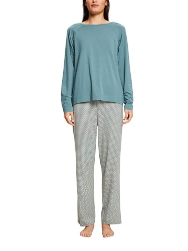 esprit-damen-pyjamaset-zweiteiliges-schlafanzug-set-aus-weichem-material image 7