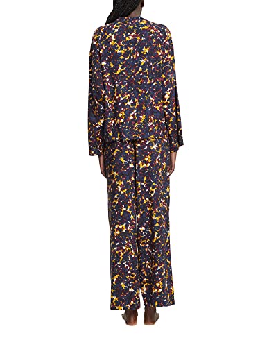 esprit-printed-woven-damen-pyjamaset-mit-bedrucktem-webstoff-schlafanzug-set-mit image 8