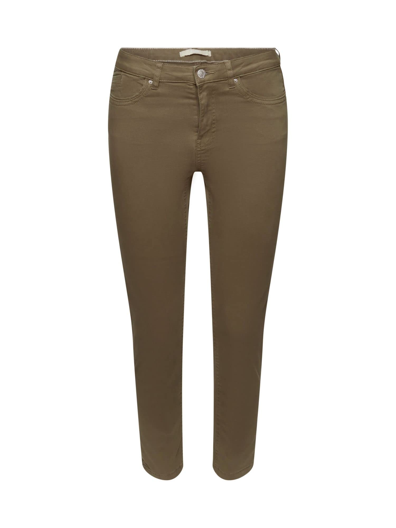 esprit-993cc1b310-damen-hose-in-khaki-green-350-elegante-stoffhose-gr-e-34-26 image 1