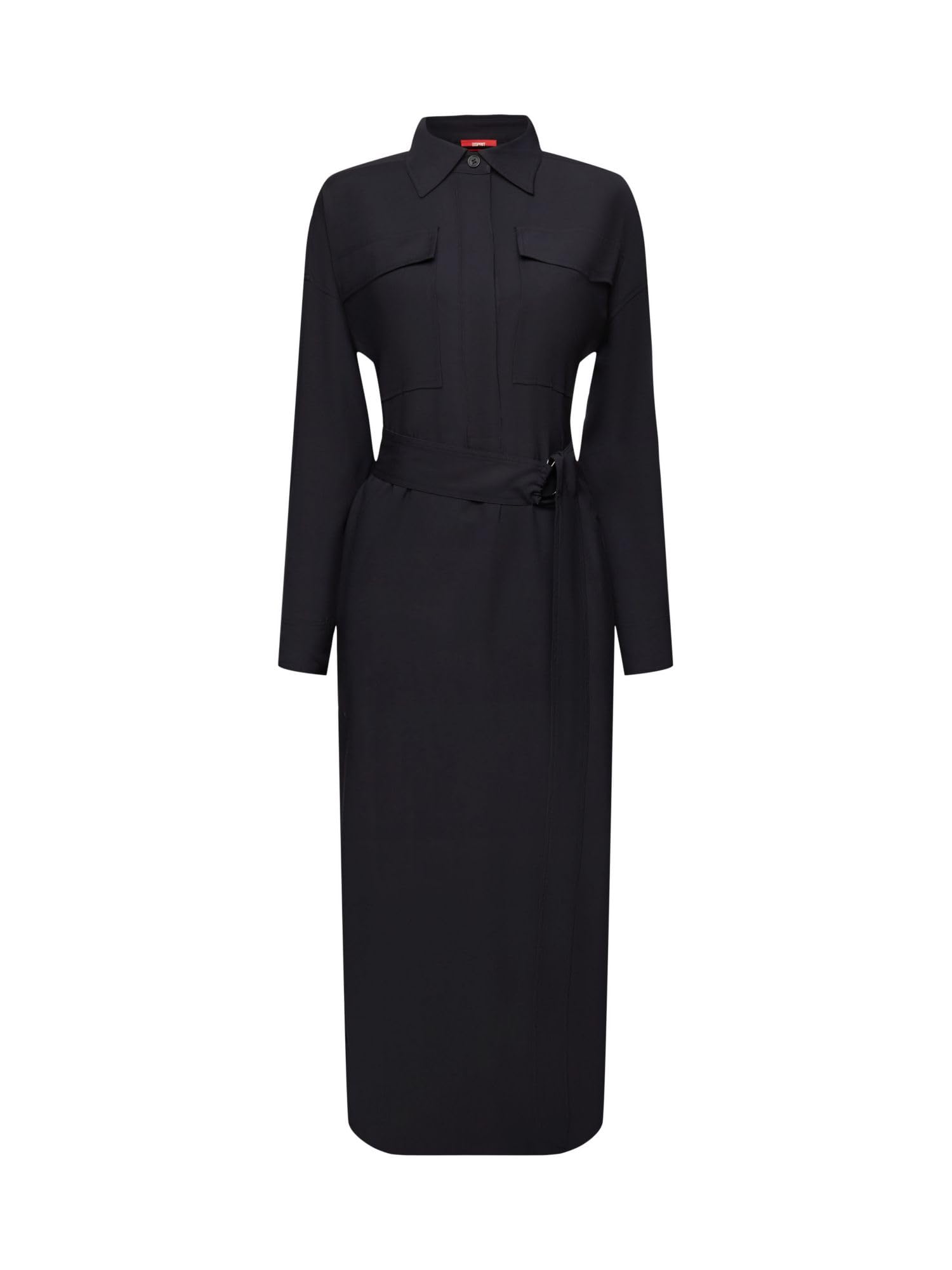 esprit-103ee1e348-damen-kleid-vielseitiges-markenkleid-in-weichem-material-mit-a image 4