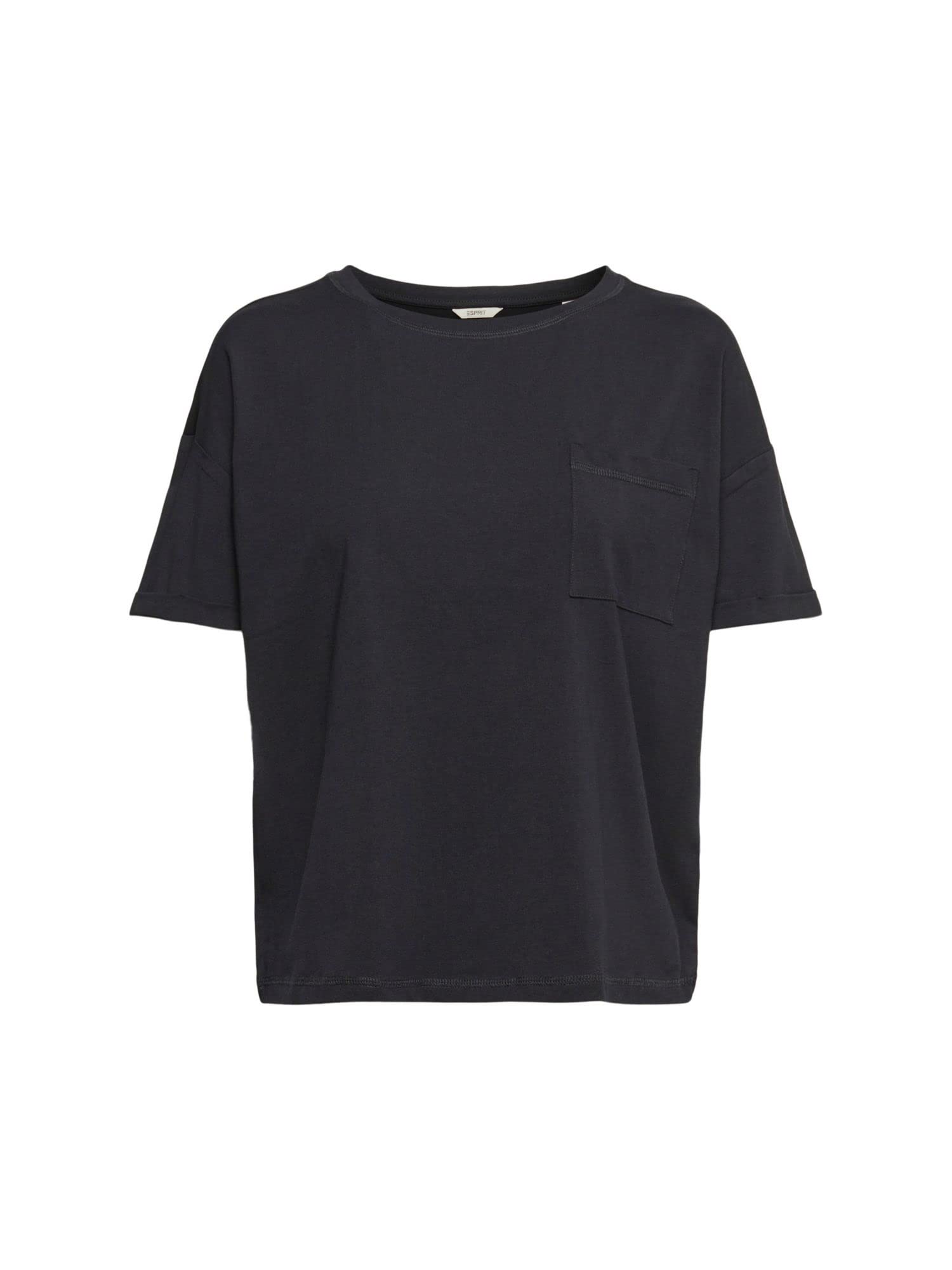 esprit-cosy-melange-sus-s-shirt-ss-damen-pyjamaoberteil-kurzes-schlafshirt-mit-m image 8
