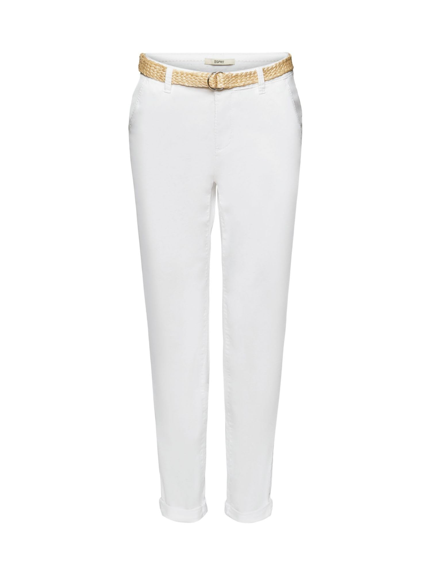 esprit-993ee1b312-damen-hose-off-white-w38-l30-schmal-geschnittene-stoffhose image 3