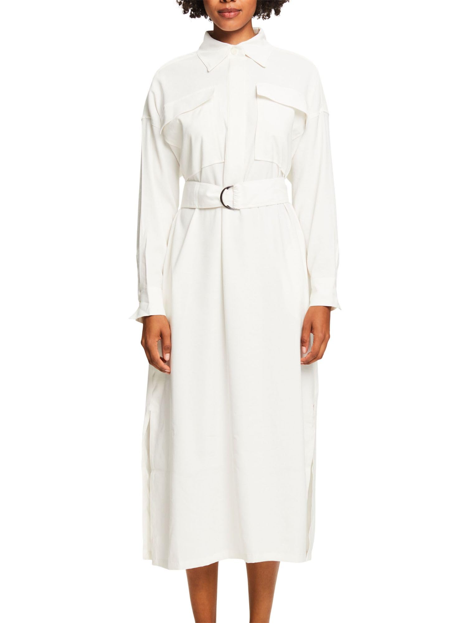 esprit-103ee1e348-damen-kleid-vielseitiges-markenkleid-in-weichem-material-mit-a image 6