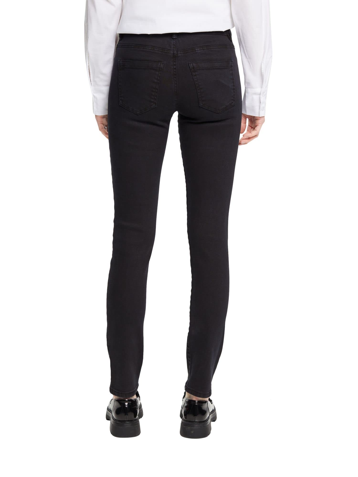 esprit-122ee1b319-damen-hose-in-black-hosen-mit-regular-passform image 2