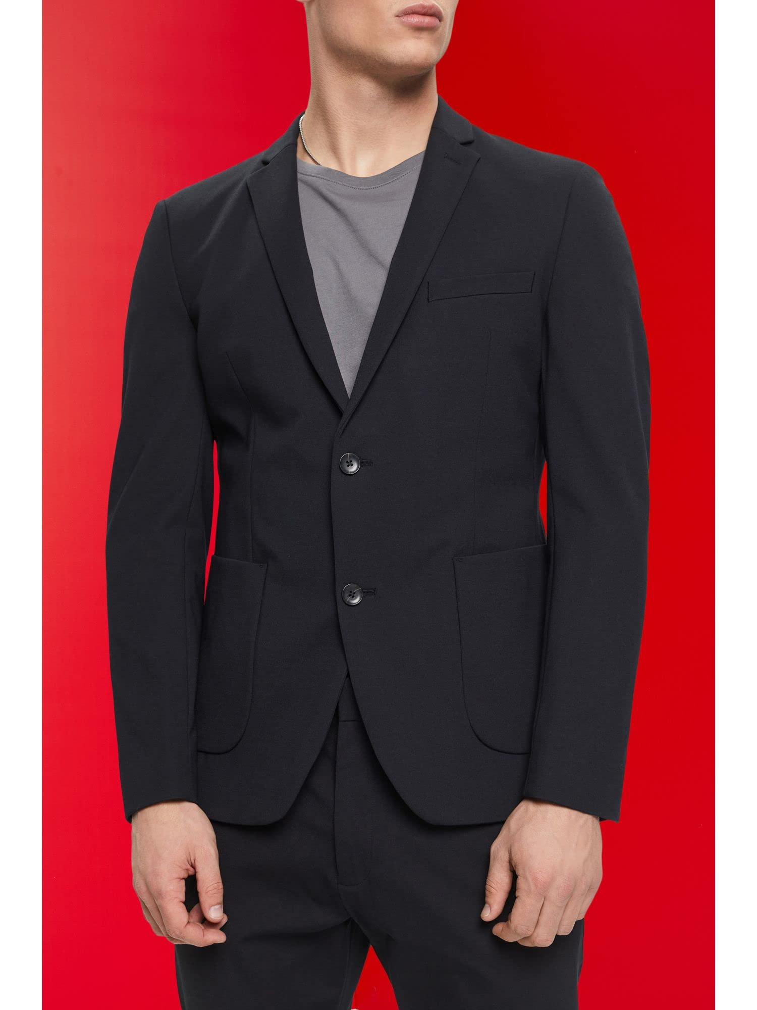 esprit-collection-herren-blazer-hochwertige-business-verarbeitung-klassischer-sc image 4