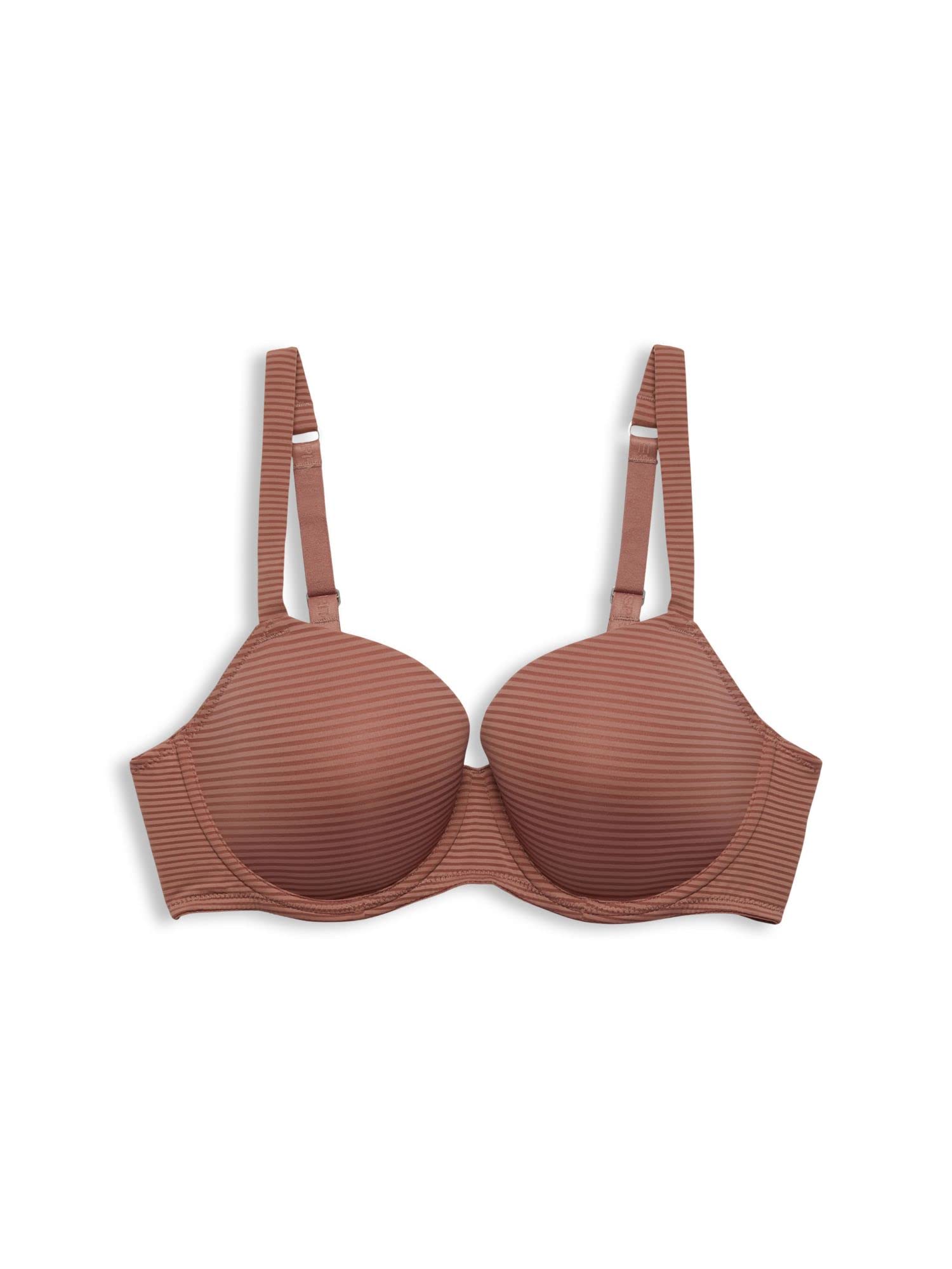 esprit-jaquard-stripe-rcs-damen-gepolsterter-bh-b-gelfreier-soft-pad-bh-mit-jacq image 1