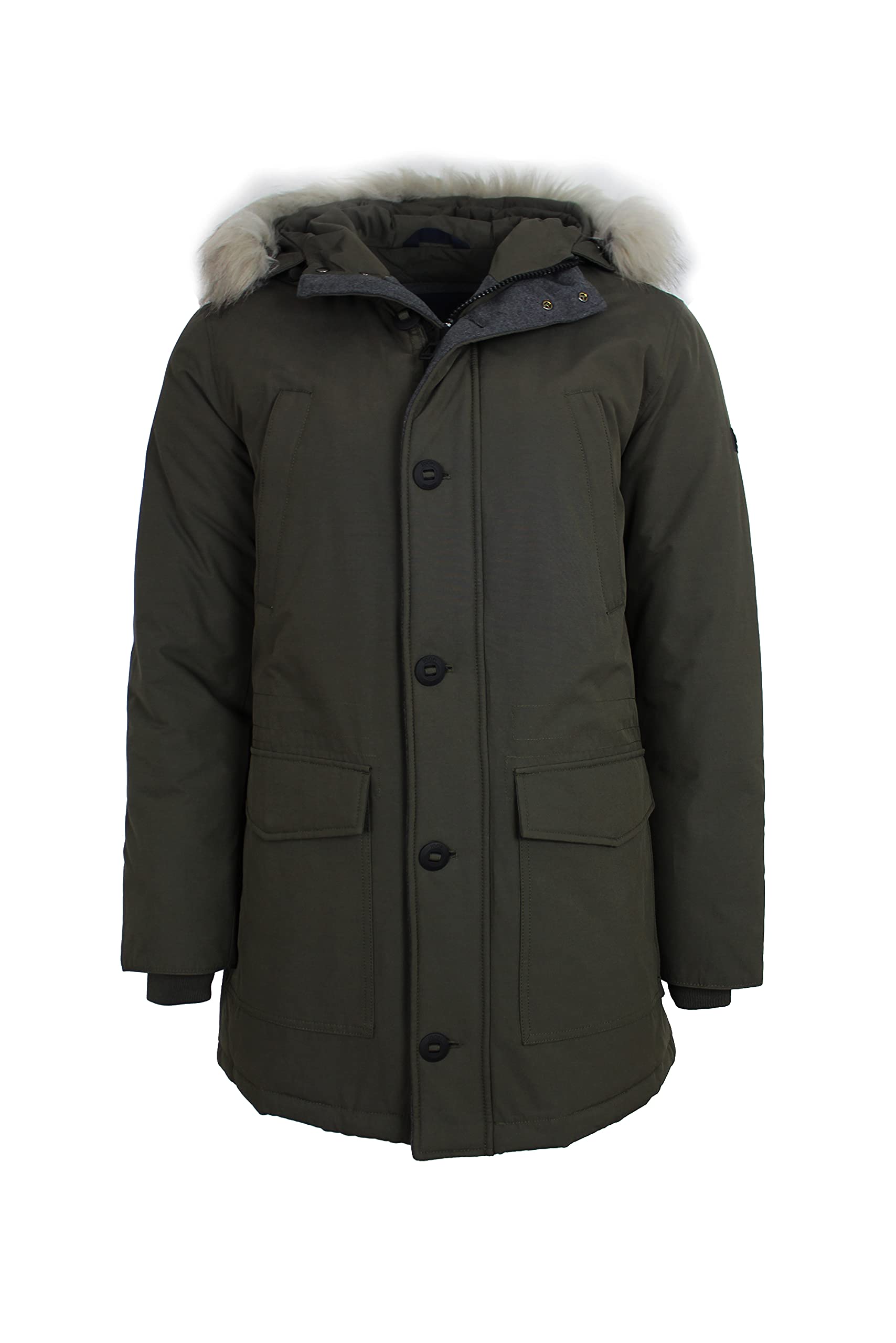 joop-candor-herren-daunenparka-wasserdichter-microfaser-winterparka-mit-kunstfel image 1