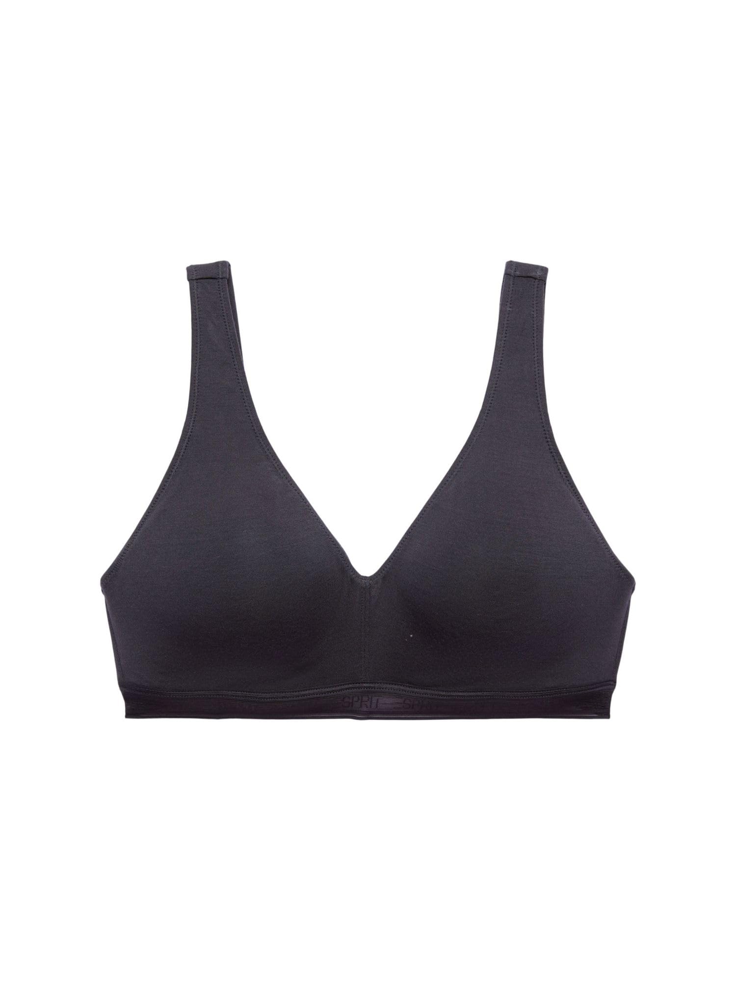 esprit-modal-w-logo-elastic-wireless-damen-gepolsterter-bh-b-gelfreies-soft-pad- image 3