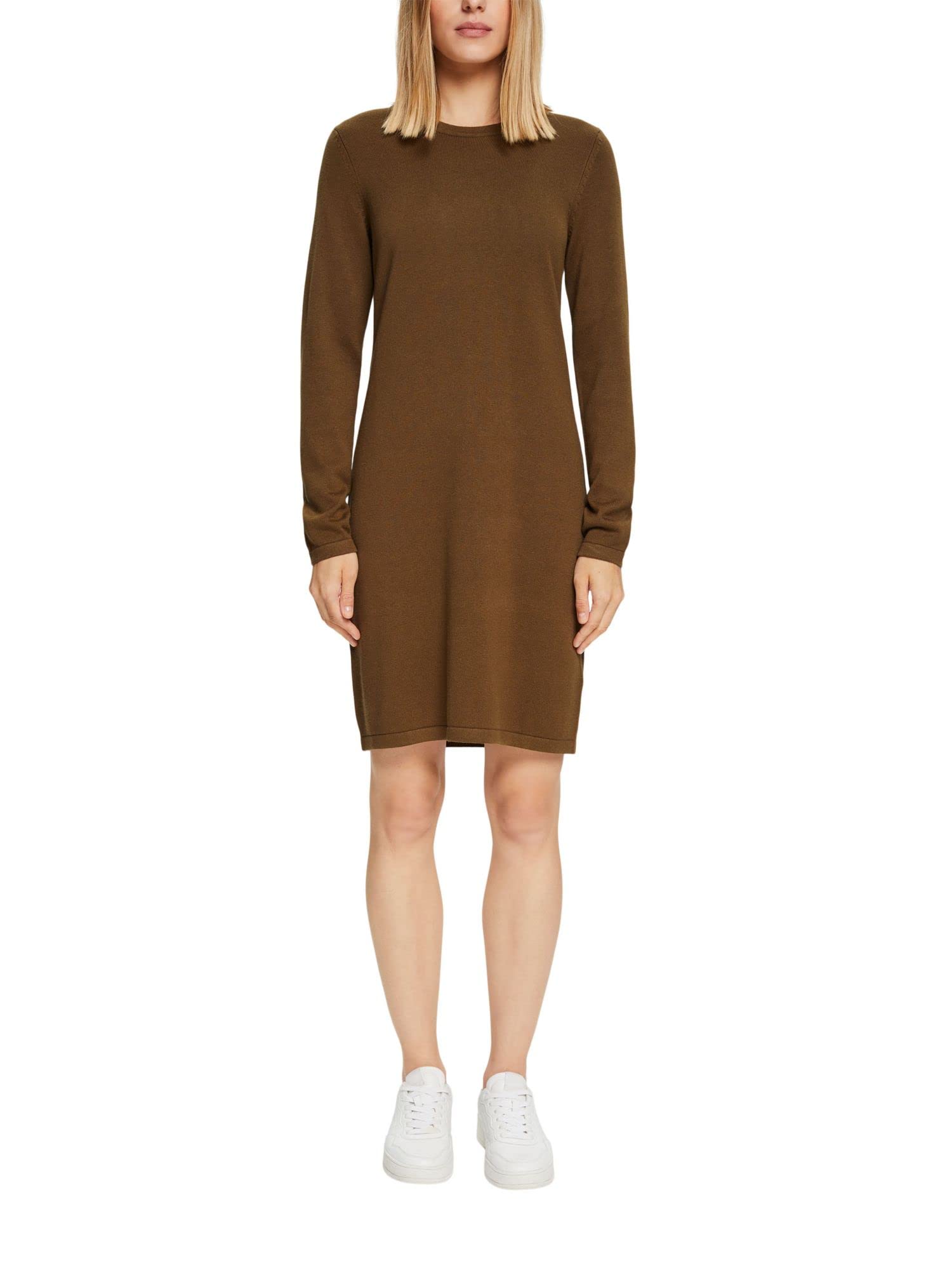 esprit-damen-essential-strick-kleid-klassisches-strickkleid-mit-essential-komfor image 3